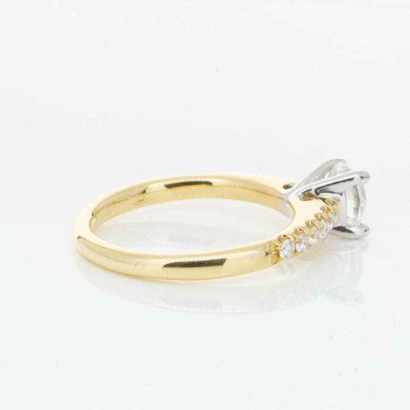 18ct Yellow Gold 1.00ct Diamond Meridien Ring-Ring-Walker & Hall