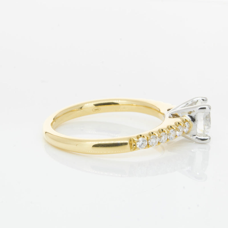 18ct Yellow Gold 1.00ct Diamond Meridien Ring-Ring-Walker & Hall