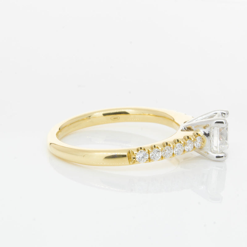 18ct Yellow Gold 1.00ct Diamond Meridien Ring-Ring-Walker & Hall