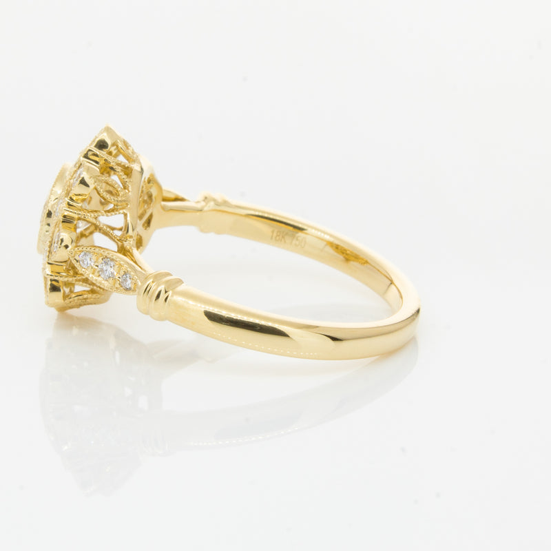 18ct Yellow Gold .50ct Diamond Mayfair Ring-Ring-Walker & Hall