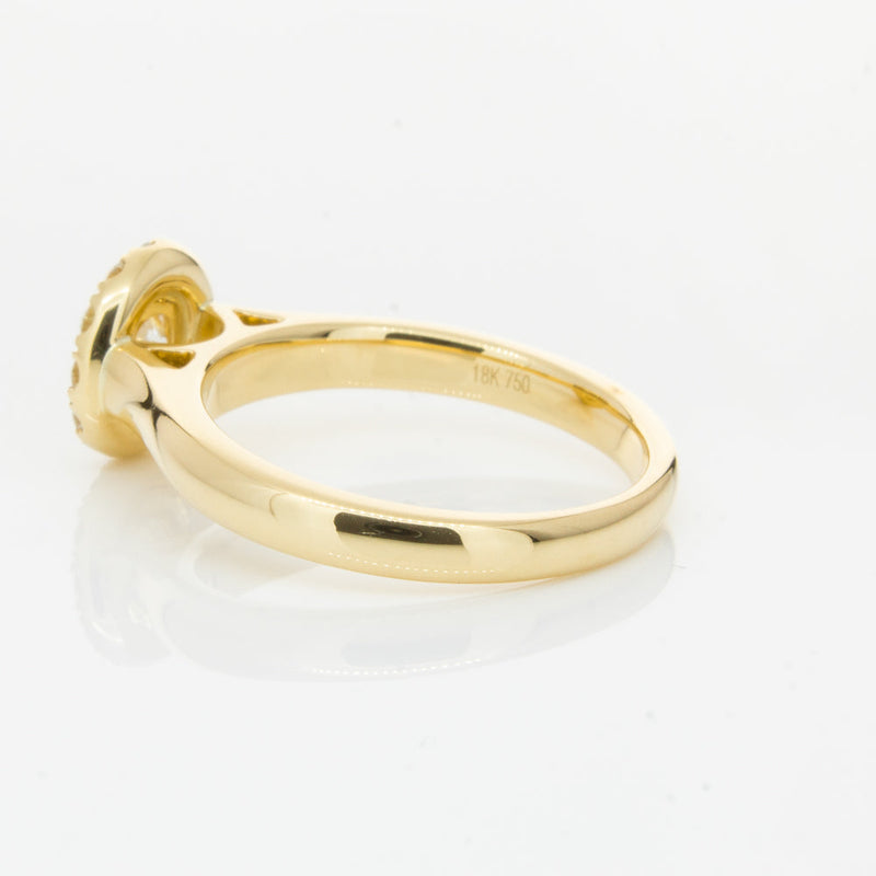 18ct Yellow Gold .50ct Diamond Eclipse Ring-Ring-Walker & Hall