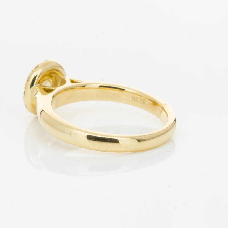 18ct Yellow Gold .50ct Diamond Eclipse Ring-Ring-Walker & Hall