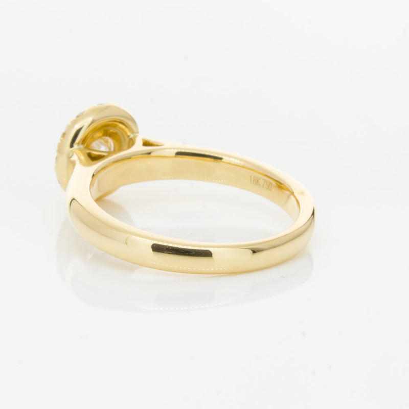 18ct Yellow Gold .50ct Diamond Eclipse Ring-Ring-Walker & Hall