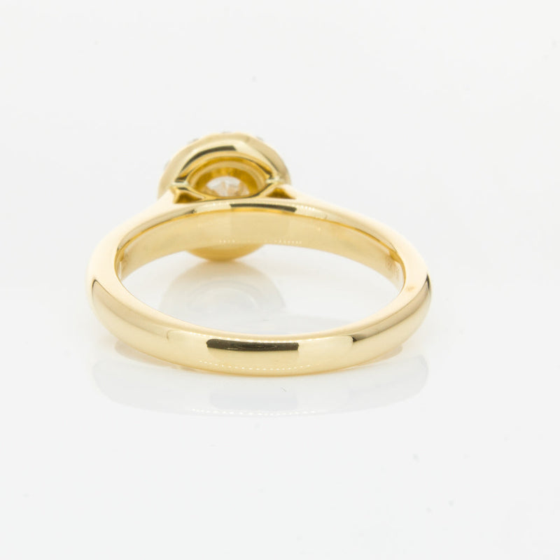 18ct Yellow Gold .50ct Diamond Eclipse Ring-Ring-Walker & Hall