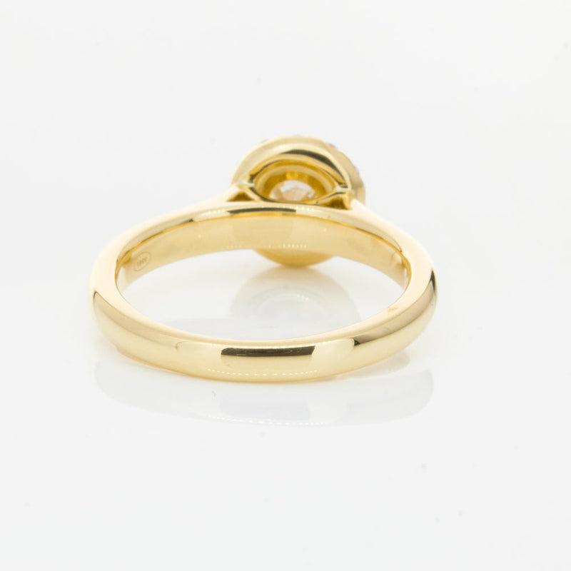 18ct Yellow Gold .50ct Diamond Eclipse Ring-Ring-Walker & Hall