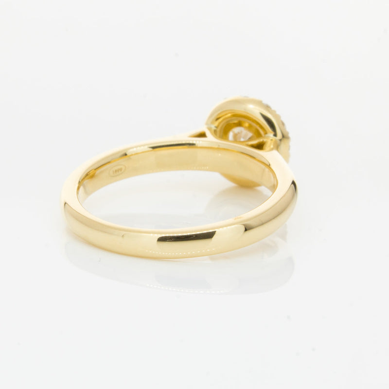 18ct Yellow Gold .50ct Diamond Eclipse Ring-Ring-Walker & Hall