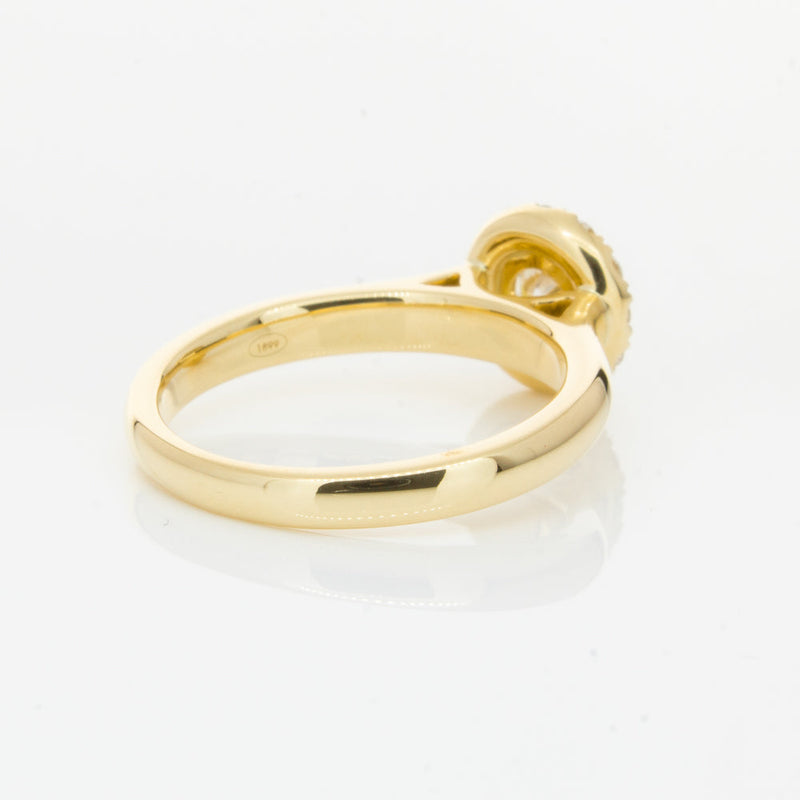 18ct Yellow Gold .50ct Diamond Eclipse Ring-Ring-Walker & Hall