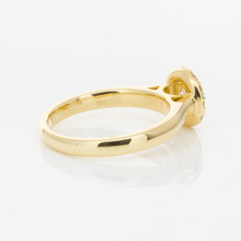 18ct Yellow Gold .50ct Diamond Eclipse Ring-Ring-Walker & Hall