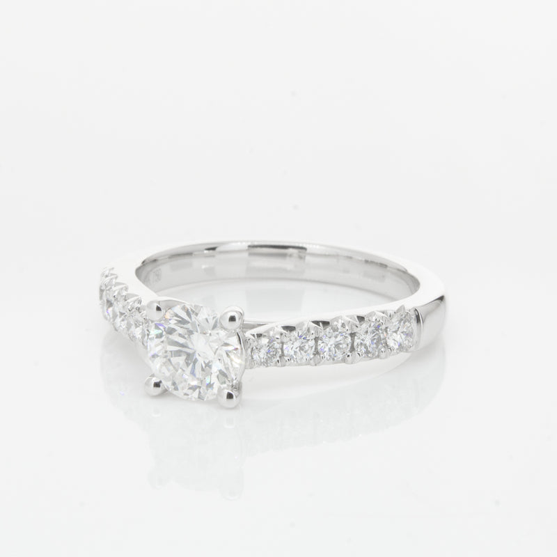 18ct White Gold .50ct Diamond Phoenix Ring-Ring-Walker & Hall