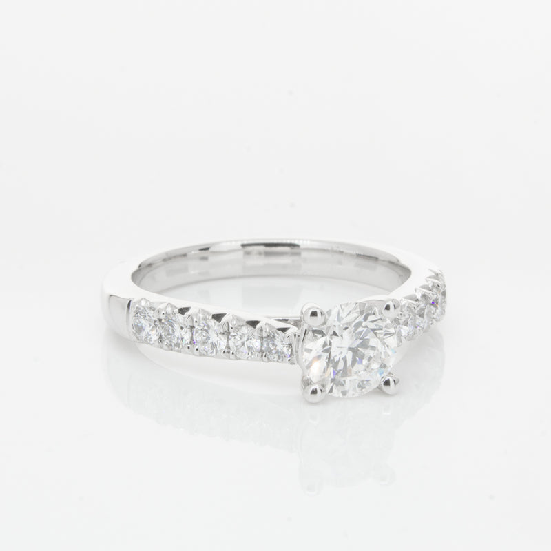 18ct White Gold .50ct Diamond Phoenix Ring-Ring-Walker & Hall