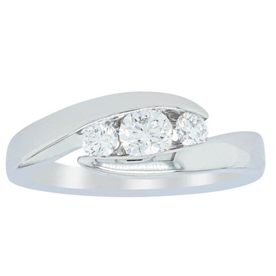 Platinum Diamond Equinox Ring-Ring-Walker & Hall