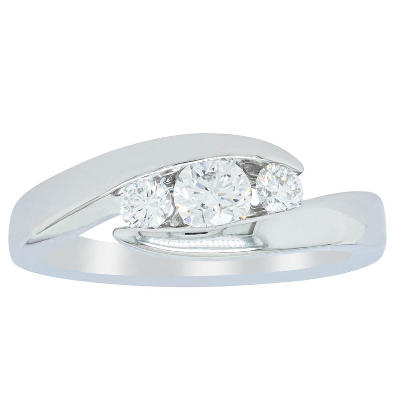 Platinum Diamond Equinox Ring-Ring-Walker & Hall