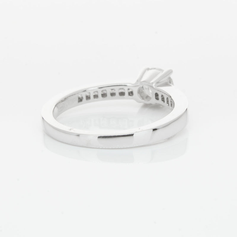 18ct White Gold .70ct Diamond Riviera Ring-Ring-Walker & Hall