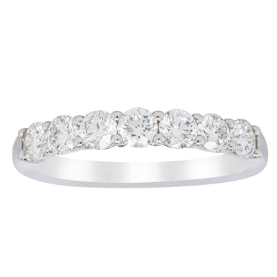 18ct White Gold Diamond 1.00ct Panorama Ring-Ring-Walker & Hall