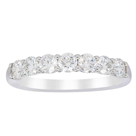 18ct White Gold Diamond 1.00ct Panorama Ring-Ring-Walker & Hall