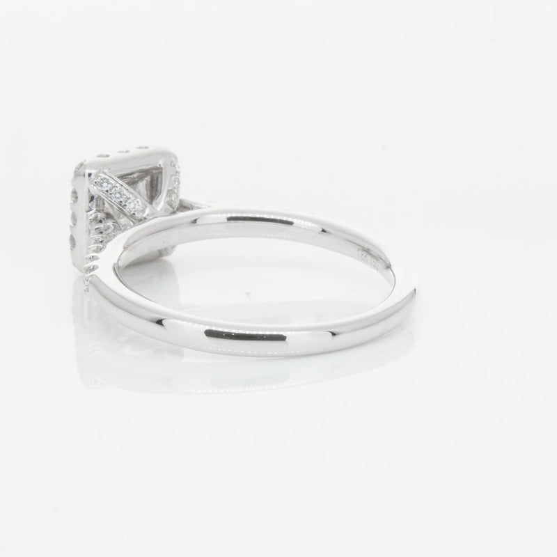 18ct White Gold .70ct Princess Cut Diamond Manhattan Ring-Ring-Walker & Hall
