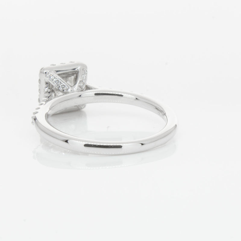 18ct White Gold .70ct Princess Cut Diamond Manhattan Ring-Ring-Walker & Hall