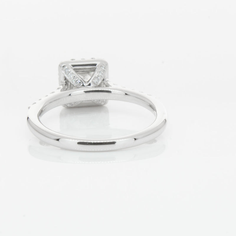 18ct White Gold .70ct Princess Cut Diamond Manhattan Ring-Ring-Walker & Hall