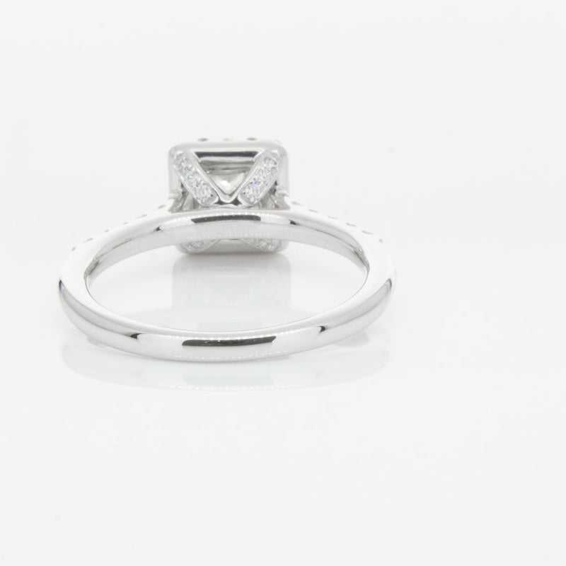 18ct White Gold .70ct Princess Cut Diamond Manhattan Ring-Ring-Walker & Hall