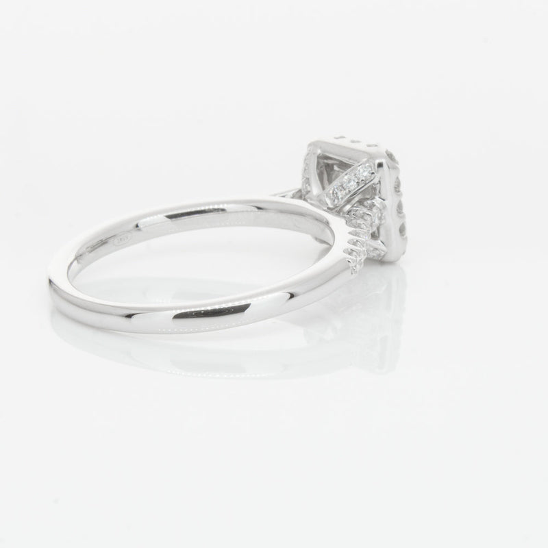 18ct White Gold .70ct Princess Cut Diamond Manhattan Ring-Ring-Walker & Hall