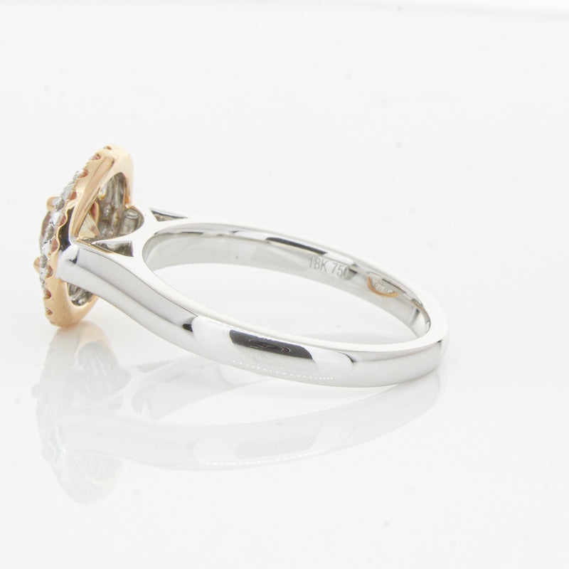 18ct White Gold .61ct Mocha Diamond Karnak Ring-Ring-Walker & Hall