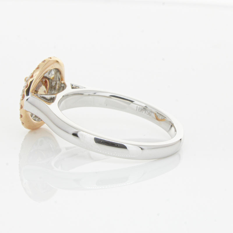 18ct White Gold .61ct Mocha Diamond Karnak Ring-Ring-Walker & Hall