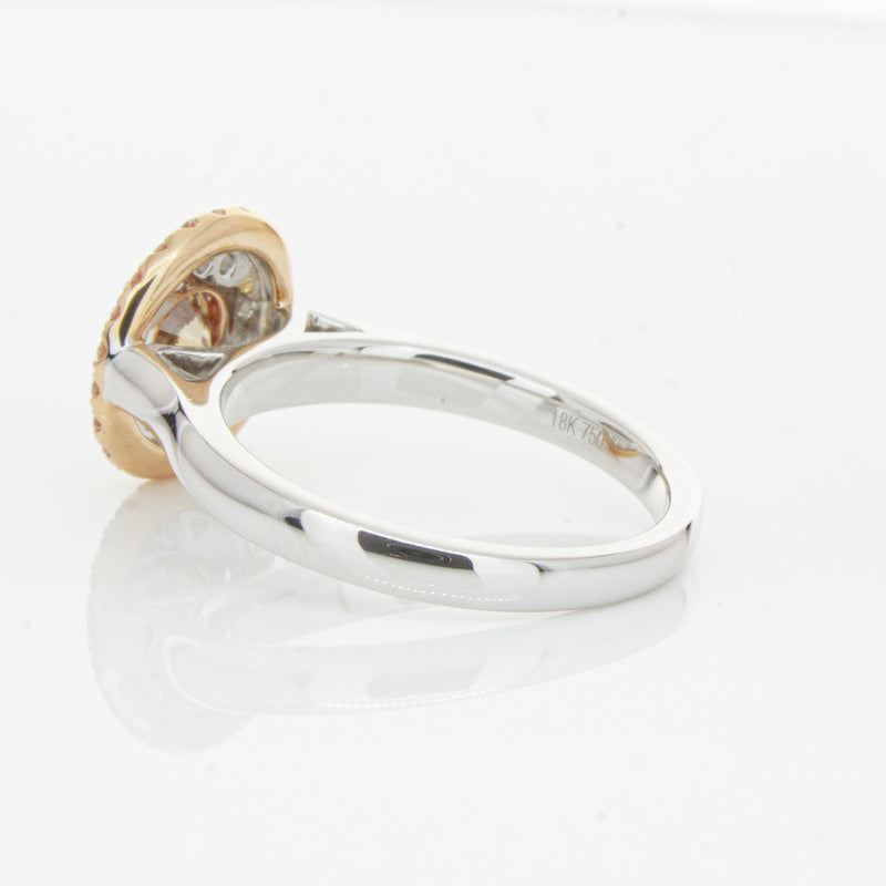 18ct White Gold .61ct Mocha Diamond Karnak Ring-Ring-Walker & Hall