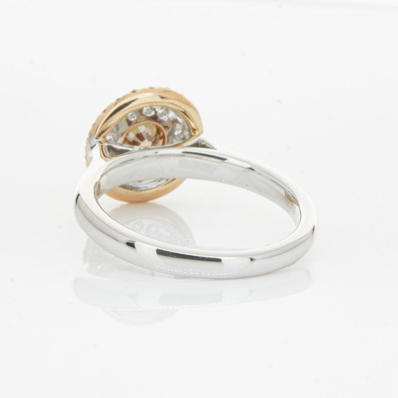 18ct White Gold .61ct Mocha Diamond Karnak Ring-Ring-Walker & Hall