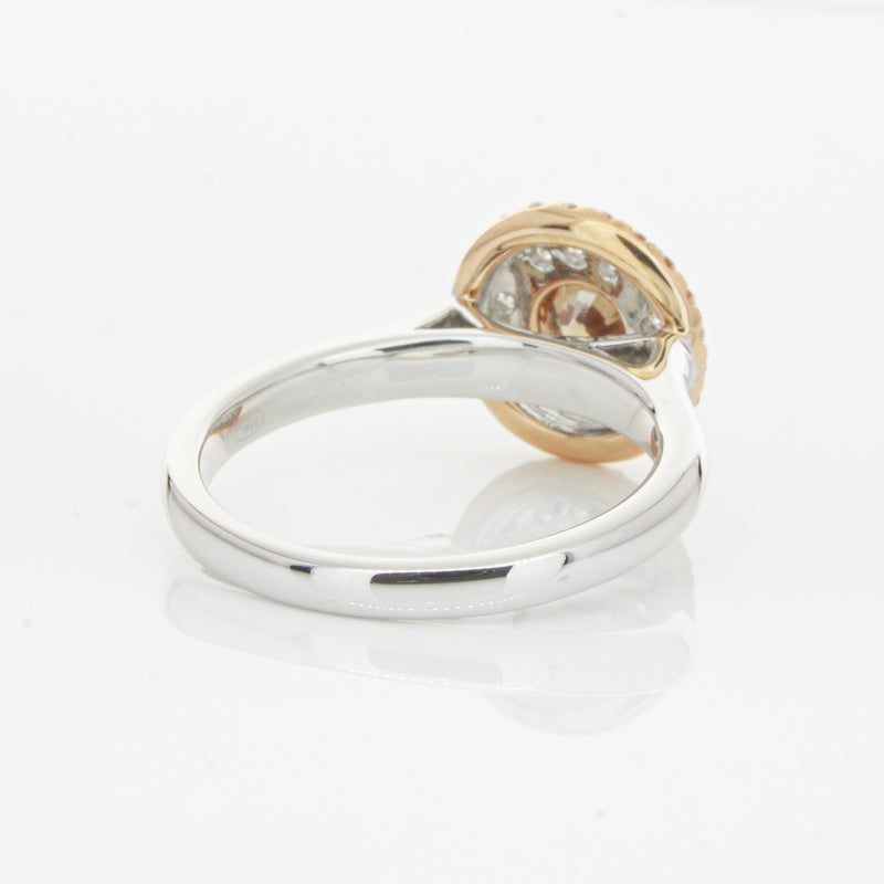 18ct White Gold .61ct Mocha Diamond Karnak Ring-Ring-Walker & Hall