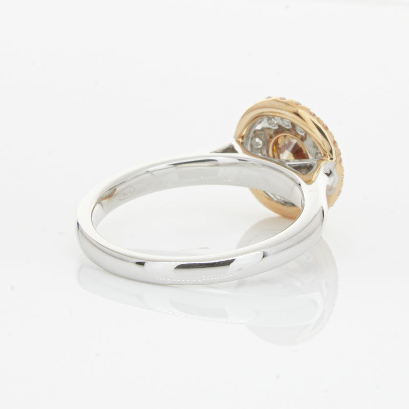 18ct White Gold .61ct Mocha Diamond Karnak Ring-Ring-Walker & Hall