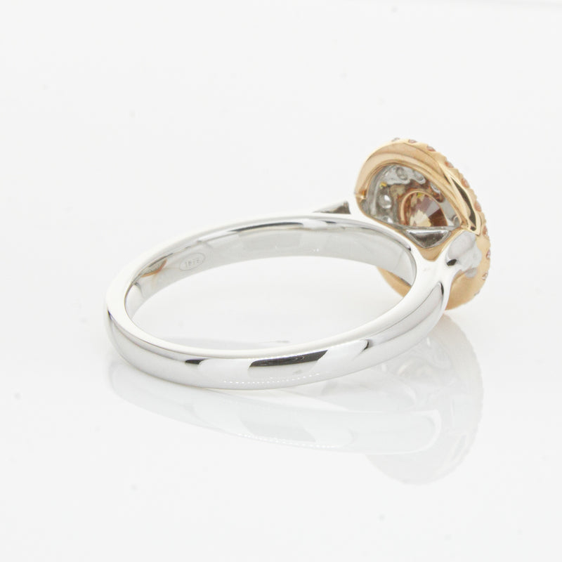 18ct White Gold .61ct Mocha Diamond Karnak Ring-Ring-Walker & Hall