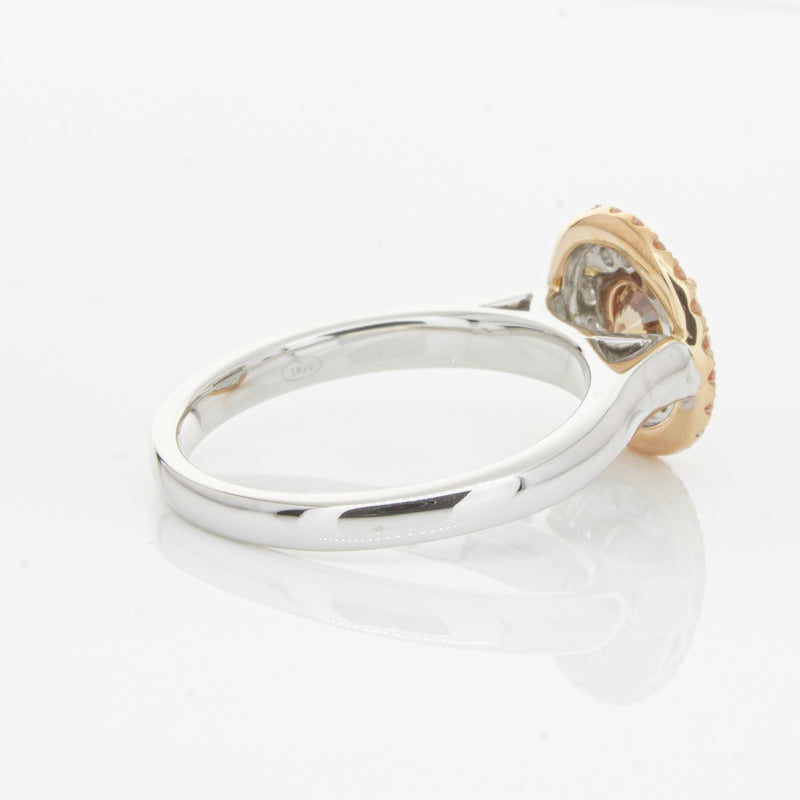 18ct White Gold .61ct Mocha Diamond Karnak Ring-Ring-Walker & Hall