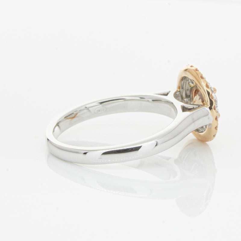 18ct White Gold .61ct Mocha Diamond Karnak Ring-Ring-Walker & Hall