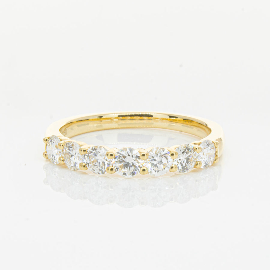 18ct Yellow Gold 1.00ct Diamond Panorama Ring-Ring-Walker & Hall