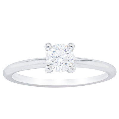 18ct White Gold .56ct Diamond Melba Ring-Ring-Walker & Hall