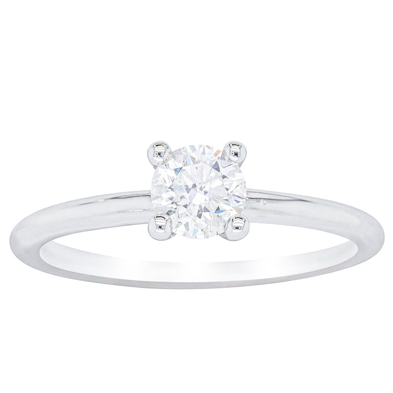 18ct White Gold .56ct Diamond Melba Ring-Ring-Walker & Hall