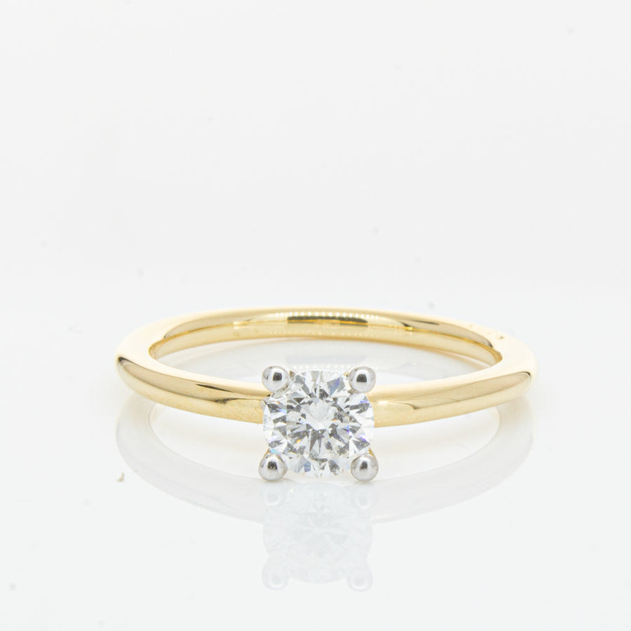 18ct Yellow Gold .50ct Diamond Melba Ring-Ring-Walker & Hall