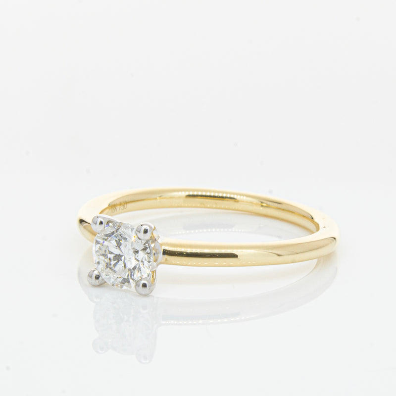 18ct Yellow Gold .50ct Diamond Melba Ring-Ring-Walker & Hall