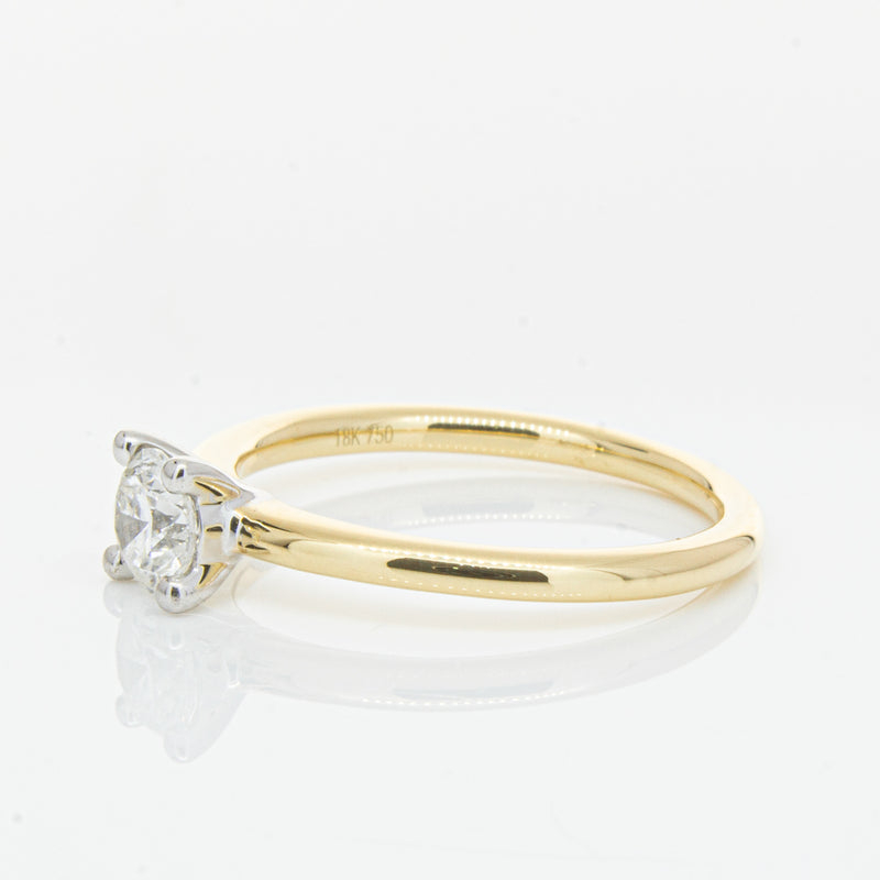 18ct Yellow Gold .50ct Diamond Melba Ring-Ring-Walker & Hall