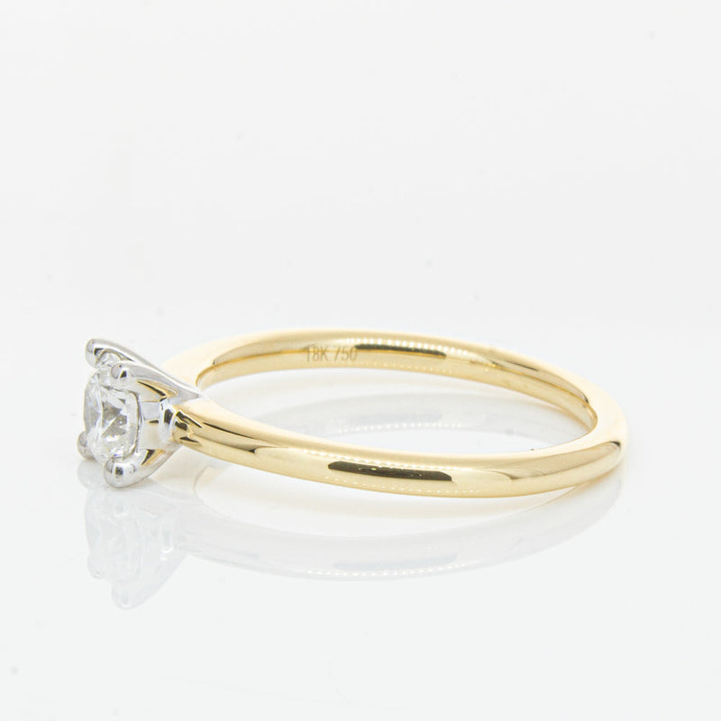 18ct Yellow Gold .50ct Diamond Melba Ring-Ring-Walker & Hall