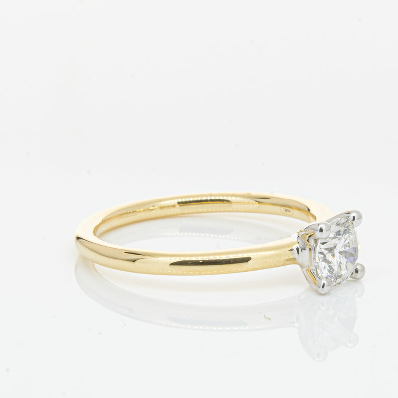18ct Yellow Gold .50ct Diamond Melba Ring-Ring-Walker & Hall