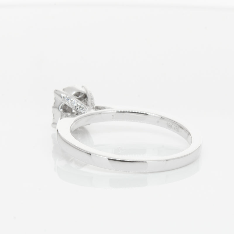 18ct White Gold Diamond Constance Ring-Ring-Walker & Hall