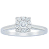 18ct White Gold Diamond Constance Ring-Ring-Walker & Hall