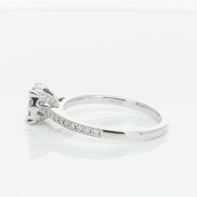 18ct White Gold Diamond Galaxis Ring-Ring-Walker & Hall