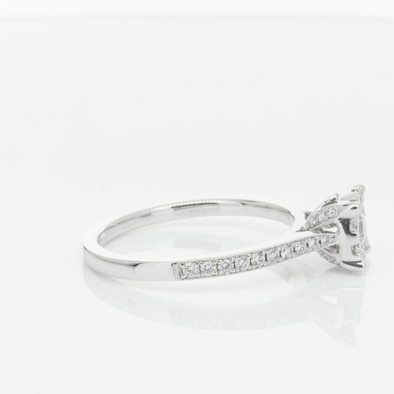 18ct White Gold Diamond Galaxis Ring-Ring-Walker & Hall