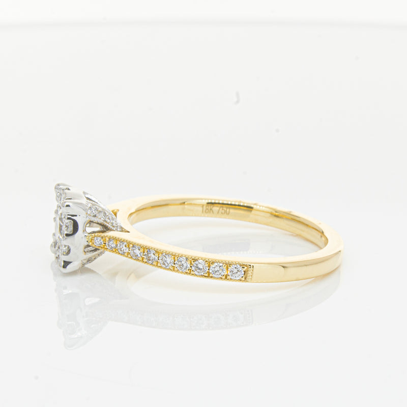 18ct Yellow Gold Diamond Galaxis Ring-Ring-Walker & Hall