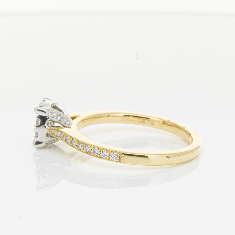 18ct Yellow Gold Diamond Galaxis Ring-Ring-Walker & Hall