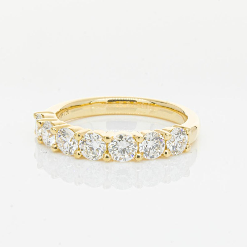 18ct Yellow Gold 1.33ct Diamond Panorama Ring-Ring-Walker & Hall