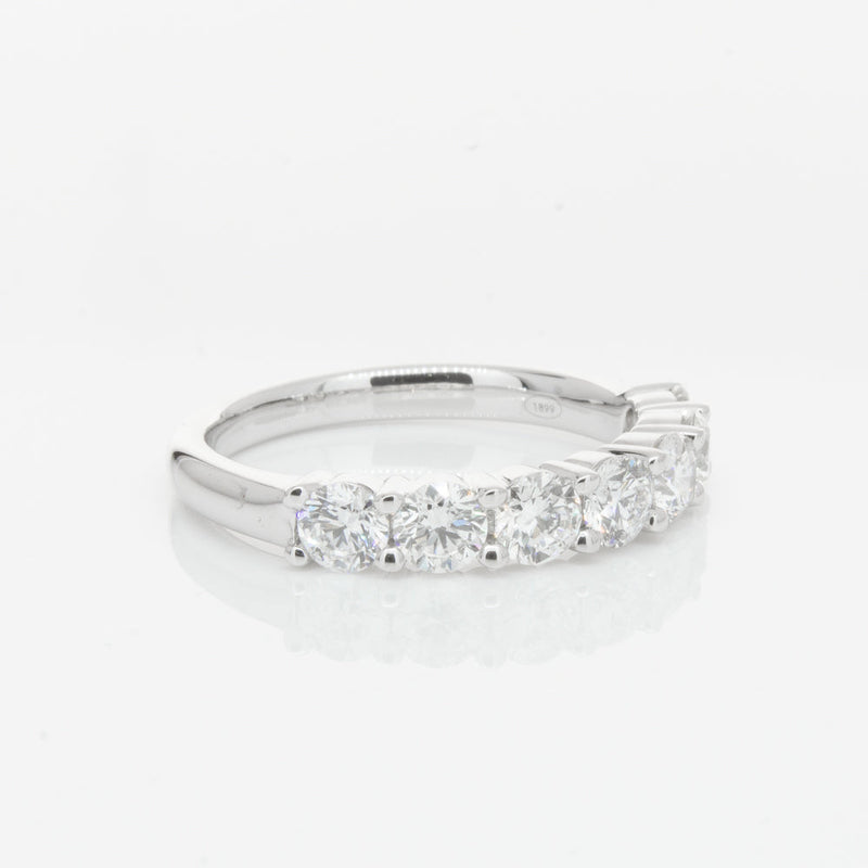 18ct White Gold 1.32ct Diamond Panorama Ring-Ring-Walker & Hall