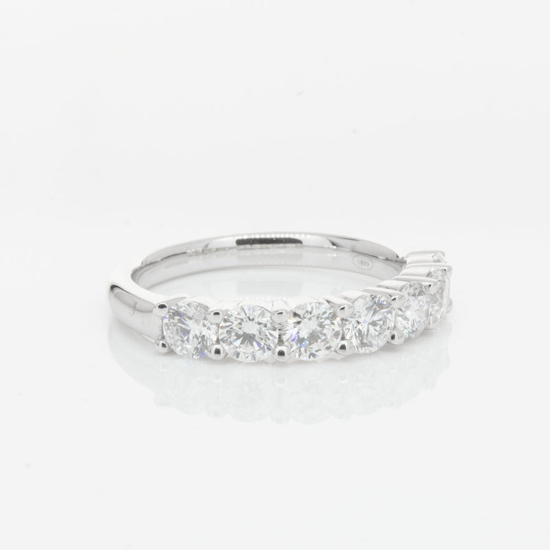 18ct White Gold 1.32ct Diamond Panorama Ring-Ring-Walker & Hall